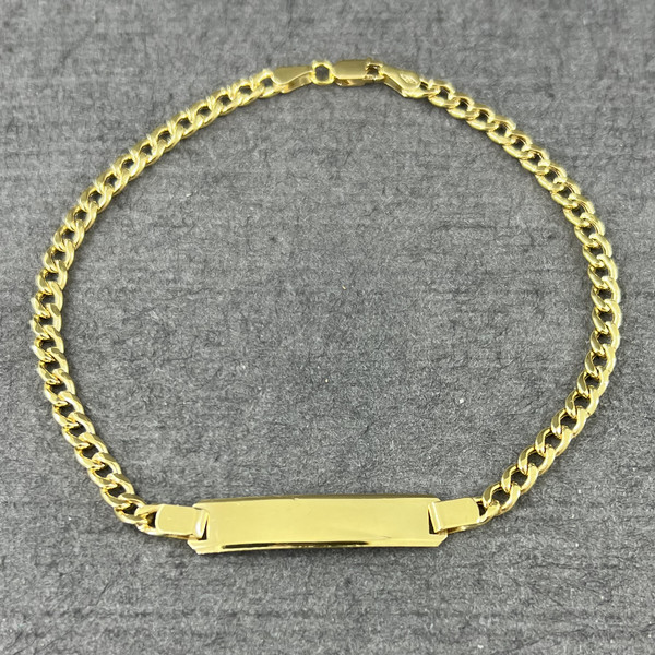 دستبند طلا 18 عیار مردانه دوست خوب مدل dk058