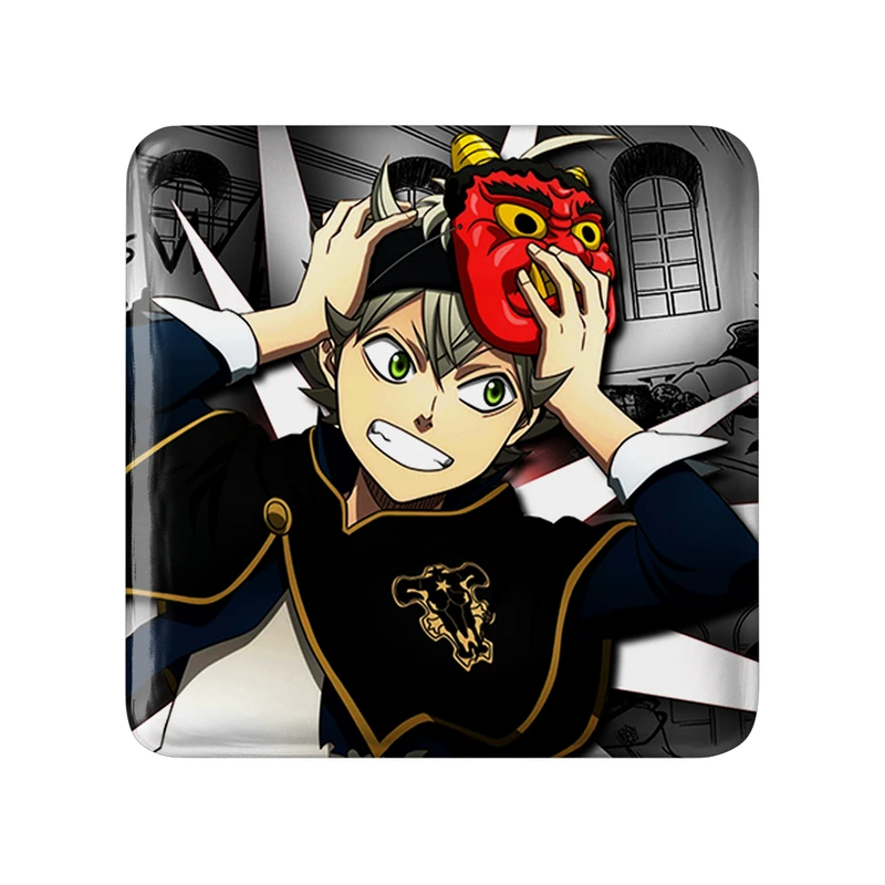 مگنت خندالو طرح آستا انیمه بلک کلاور Black Clover کد 11718