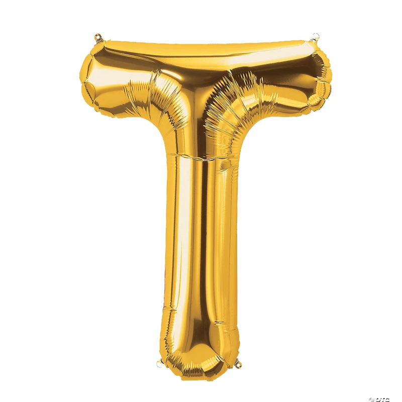 بادکنک فویلی مسترتم طرح حرف T