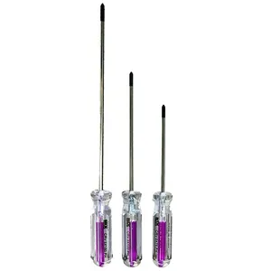 پیچ گوشتی چهارسو میکس مدل HT - 151075 بسته 3 عددی