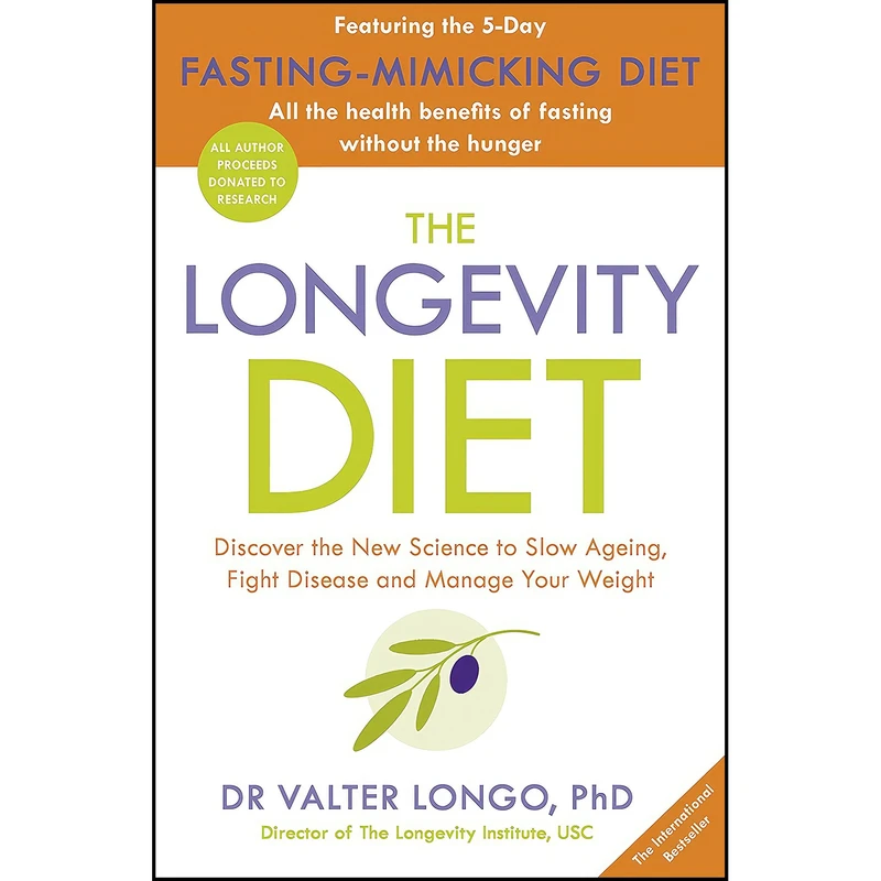 کتاب The Longevity Diet [Paperback] اثر Valter Longo and Valter D. Longo انتشارات Penguine Random House