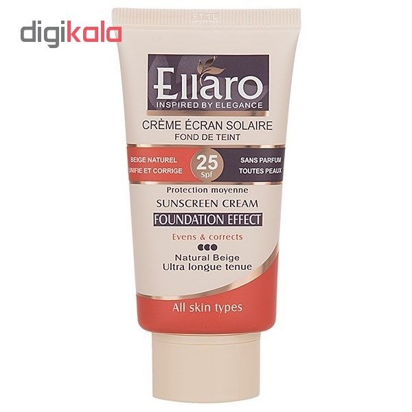 کرم ضد آفتاب الارو مدل Moyenne تحت لیسانس مناسب انواع پوست حجم 40 میلی لیتر