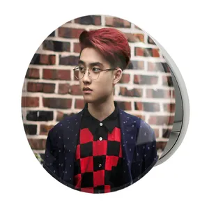 آینه جیبی خندالو طرح کیونگ سو گروه موسیقی اکسو EXO مدل تاشو کد 2845 