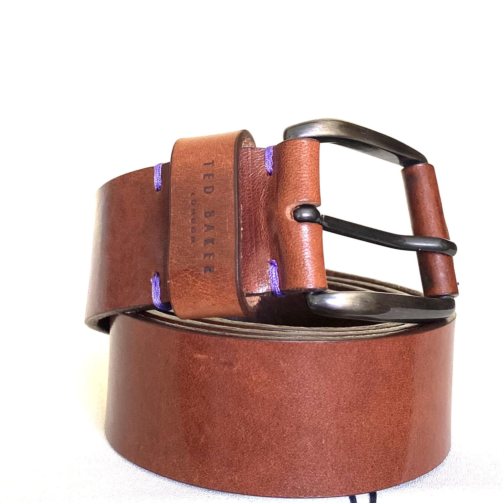 کمربند مردانه تد بیکر مدل TEXTUREDLEATHER -  - 3