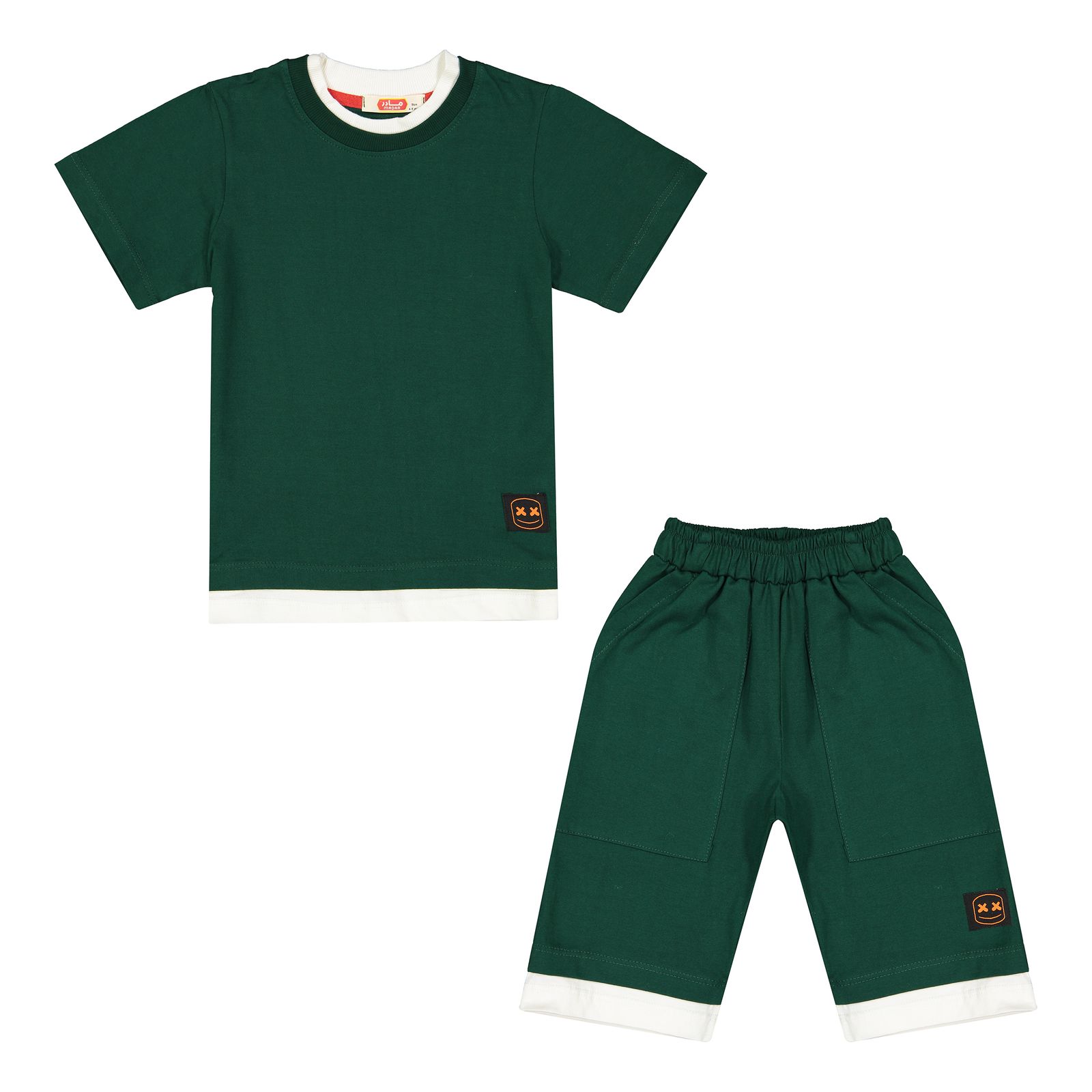 ست تی شرت و شلوارک پسرانه مادر مدل Kalin - - 2