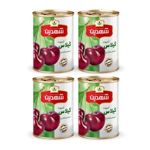کمپوت گیلاس شهدین - 370 گرم بسته 4 عددی