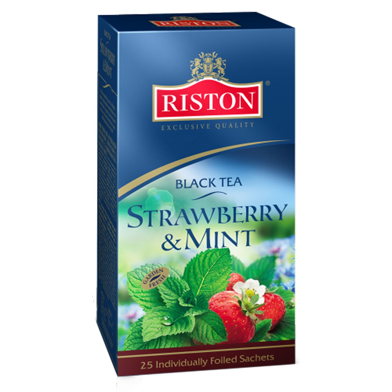 بسته چای کیسه ای ریستون مدل Strawberry And Mint