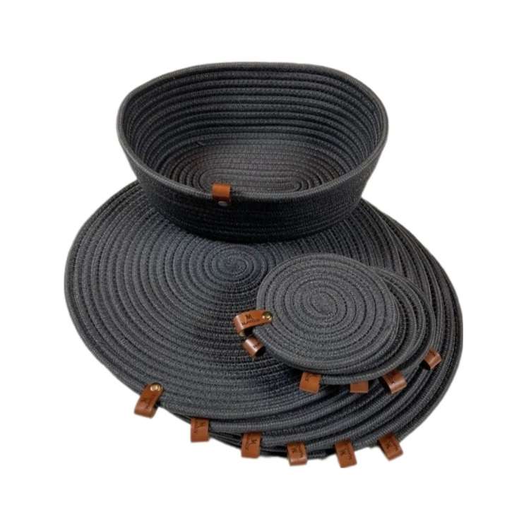 زیر بشقابی مدل p13 به همراه زیر لیوانی و سبد نان مجموعه 13 عددی زیر بشقابی مدل p13 به همراه زیر لیوانی و سبد نان مجموعه 13 عددی