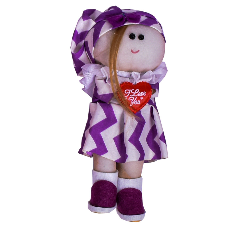 عروسک طرح دختر روسی مدل لاو کد 119 ارتفاع 23 سانتی متر