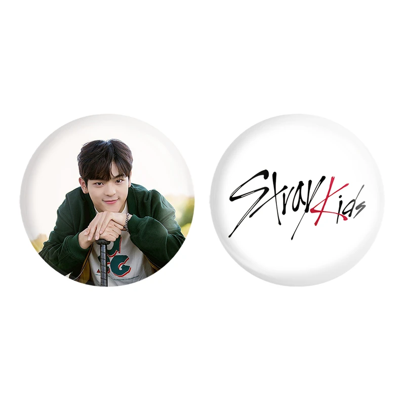 مگنت خندالو طرح ووجین گروه استری کیدز Stray Kids کد 1185511851 مجموعه 2 عددی
