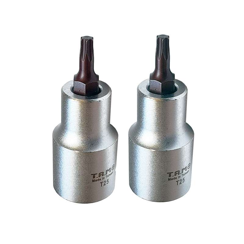 آچار بکس ستاره ای تام  مدل RO - 0225 سایز 25 میلیمتر مجموعه دو عددی