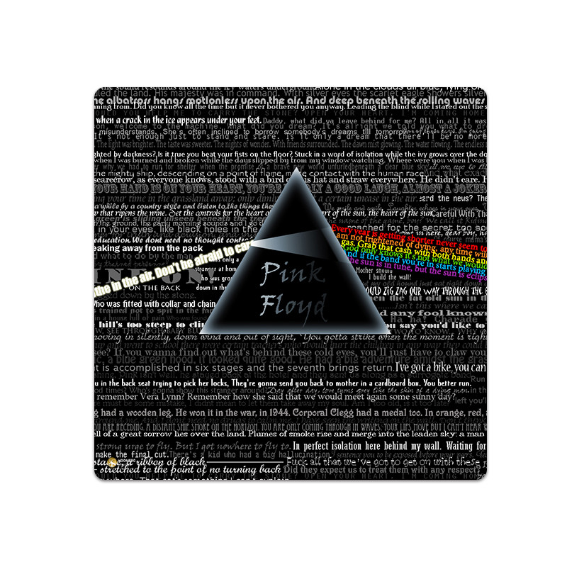 ماوس پد هومرو مدل NX407 طرح Pink Floyd سایز 40x40 سانتی‌متر