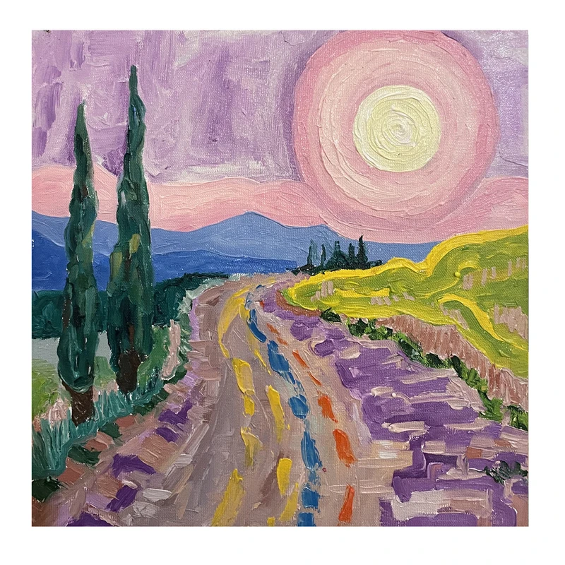 تابلو نقاشی رنگ روغن به سبک امپرسیونیسم کد G0260