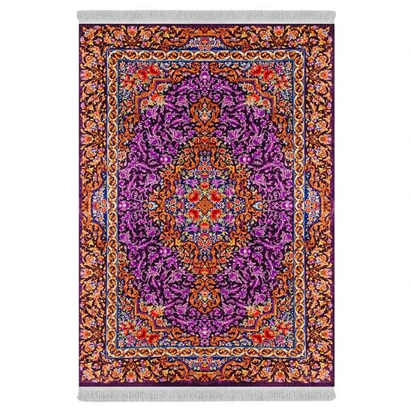 فرش پارچه‌ای دفه مدل فرشینه هازان مخمل کد 156