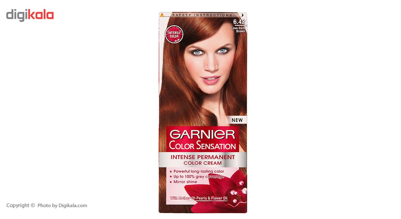کیت رنگ مو گارنیه شماره Color Sensation Shade 6.42