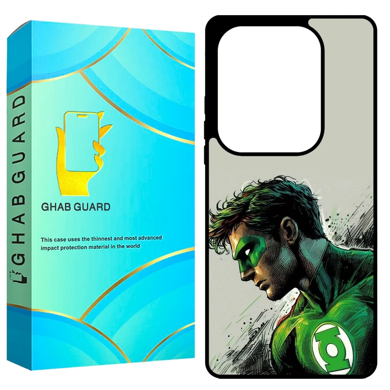 کاور قاب گارد طرح گرین لترن مدل GCHPN13P مناسب برای گوشی موبایل شیائومی Redmi Note 13 Pro 4G / Poco M6 Pro 4G