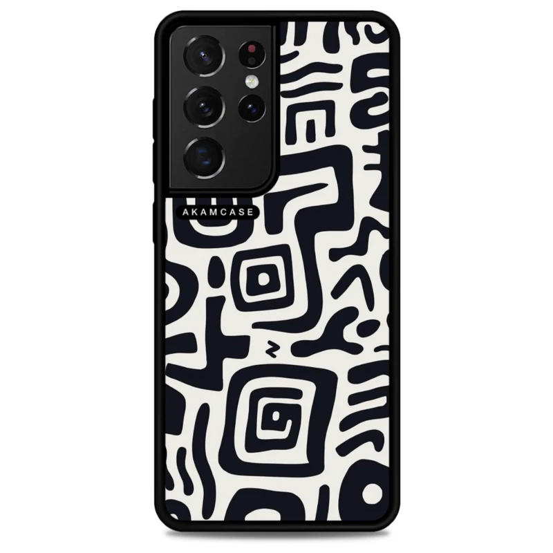 کاور آکام مدل AMC-WSGS21U-DOODLE7 مناسب برای گوشی موبایل سامسونگ Galaxy S21 Ultra