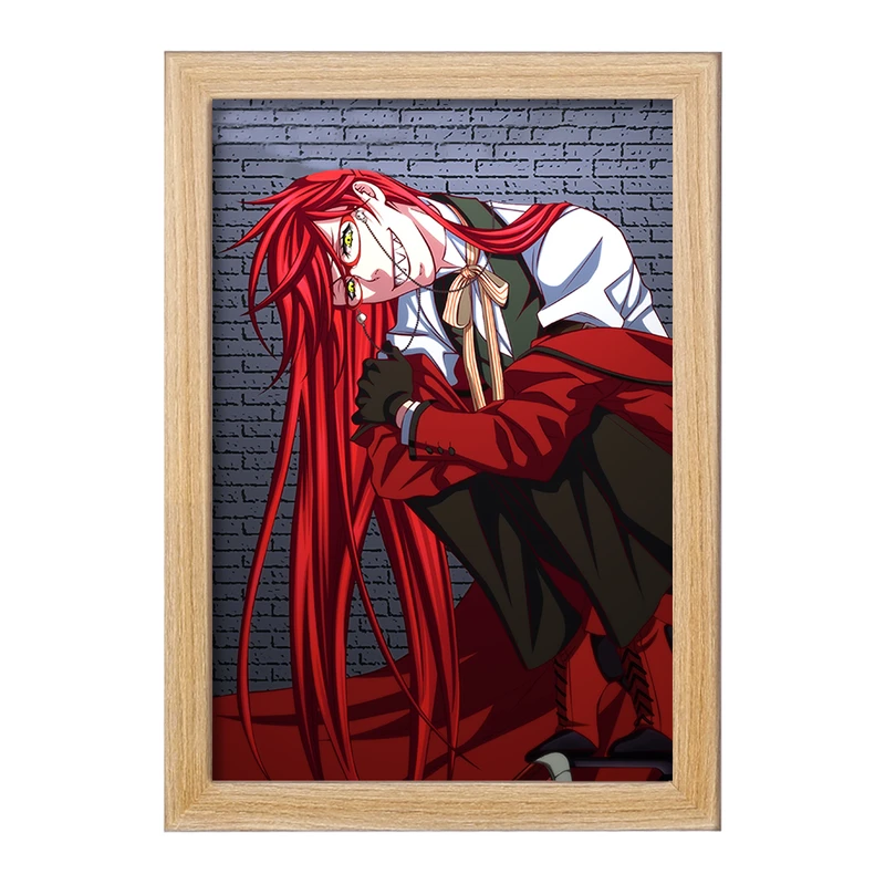 تابلو خندالو مدل گریل انیمه خادم سیاه Black Butler  کد 16328