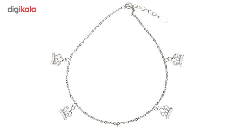 پابند نقره شهر جواهر مدل SJS-AN020