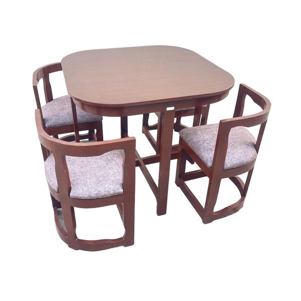 میز و صندلی ناهارخوری 4 نفره گالری چوب آشنایی مدل Ro-872