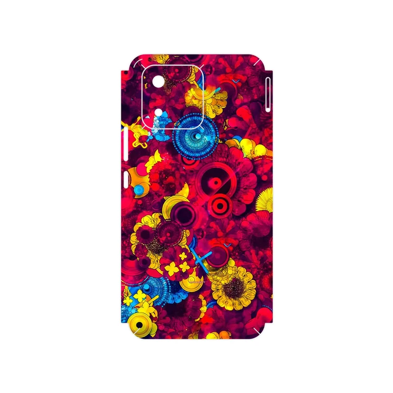 برچسب پوششی ماهوت مدل Vector Flower Garden Digital Art مناسب برای گوشی موبایل آنر X5