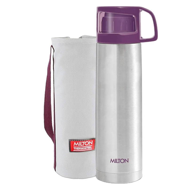 فلاسک میلتون مدل Glassy 1000 گنجایش 1 لیتر به همراه کاور