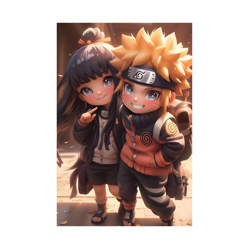 استیکر لپ تاپ و موبایل مدل انیمه طرح ناروتو هیناتا هیوگا Naruto Hinata Hyuga کد 1409
