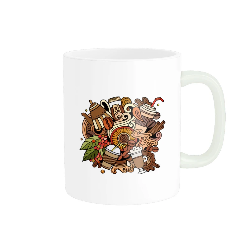 ماگ پادآفرین طرح  قهوه و کافی Coffee کد 1388