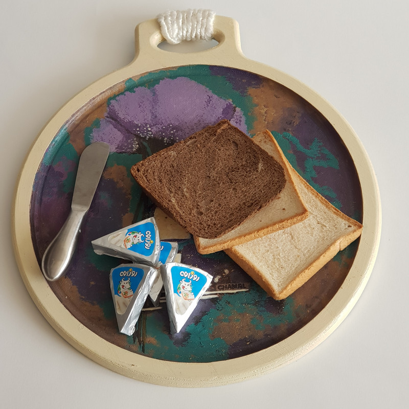 تخته سرو مدل گل بنفشه