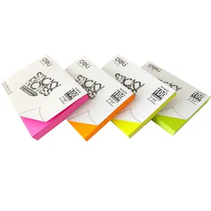 کاغذ یادداشت چسب دار دلی مدل آفیس کد DO4-100 بسته 4 عددی