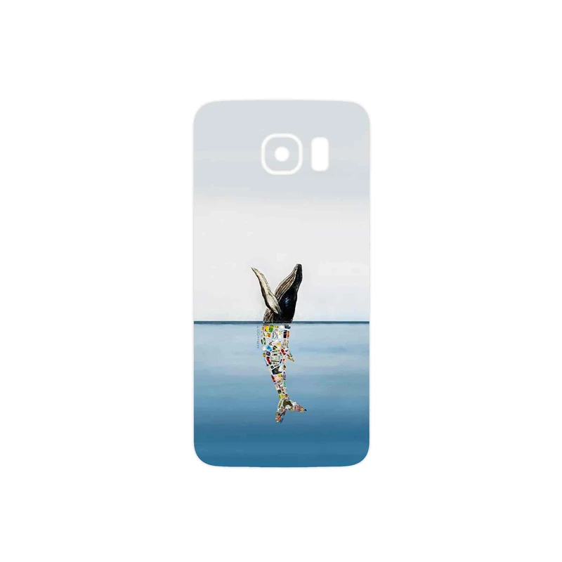 برچسب پوششی ماهوت مدل Collage of Sea Trash مناسب برای گوشی موبایل سامسونگ Galaxy S6