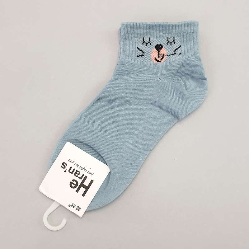 جوراب دخترانه مدل گربه کد FBF-JB019BL