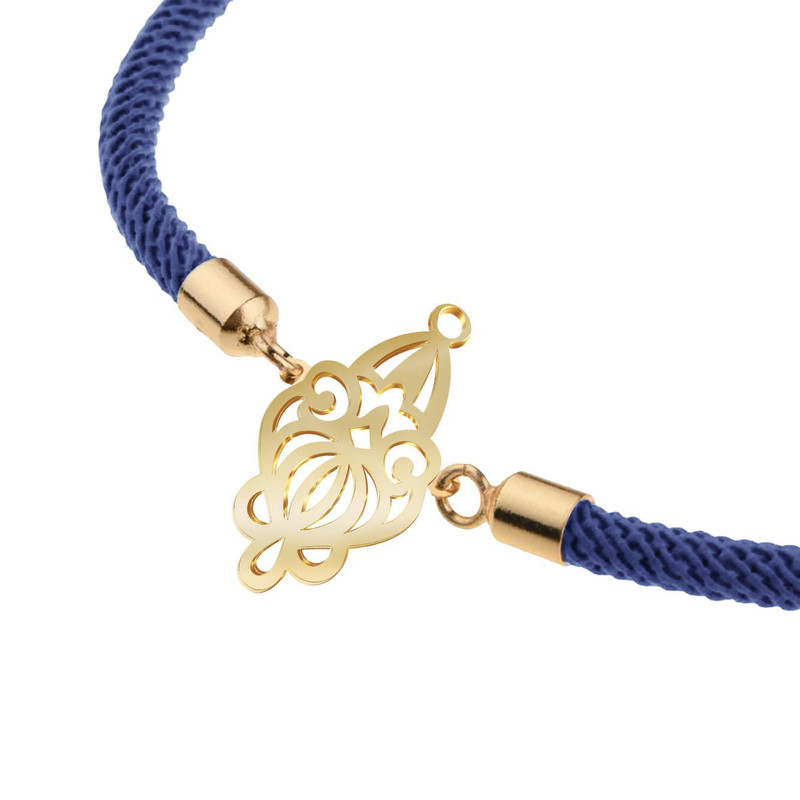 دستبند طلا 18 عیار زنانه مدوپد مدل اسلیمی کد D13-10633