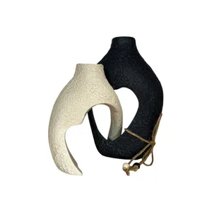 گلدان دکوری مدل قلبی مجموعه دو عددی