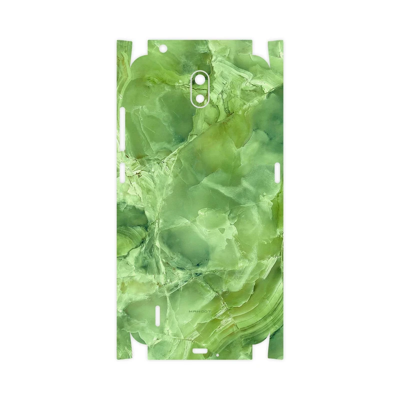 برچسب پوششی ماهوت مدل Green-Crystal-Marble-FullSkin مناسب برای گوشی موبایل نوکیا C1