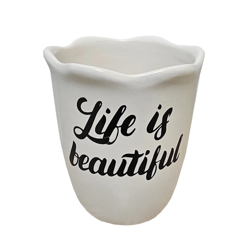 جاقاشقی طرح لاله نوشته Life is Beautiful کد 180069 
