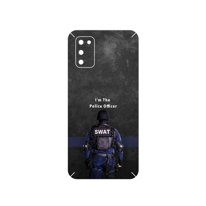 برچسب پوششی ماهوت مدل Police Officer مناسب برای گوشی موبایل سامسونگ Galaxy A52 5G