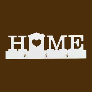 جاکلیدی مدل دیواری طرح HOME کد 1