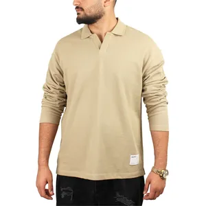 پولوشرت آستین بلند مردانه مدل KRM