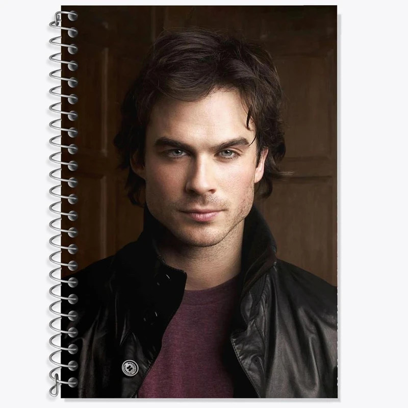 دفتر لغت 50 برگ خندالو مدل دیمون خاطرات یک خون آشام The Vampire Diaries کد 20250