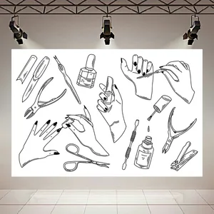 تابلو بوم طرح ناخن مدل مانیکور کد AR304985