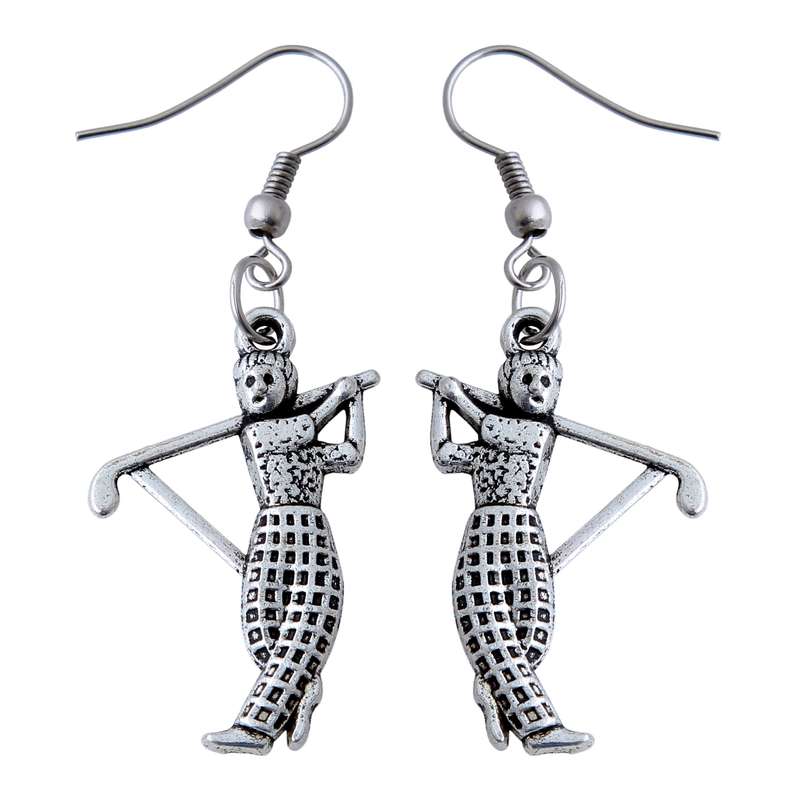 گوشواره دخترانه مدل فلزی فانتزی کد GZN_049