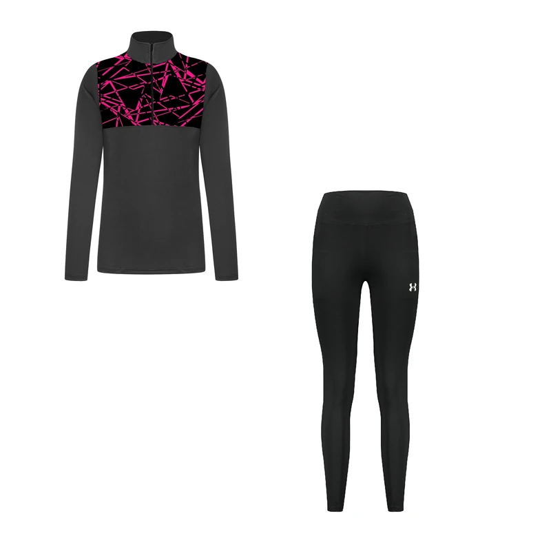 ست تی‌شرت و لگینگ ورزشی زنانه مدل S276-4104