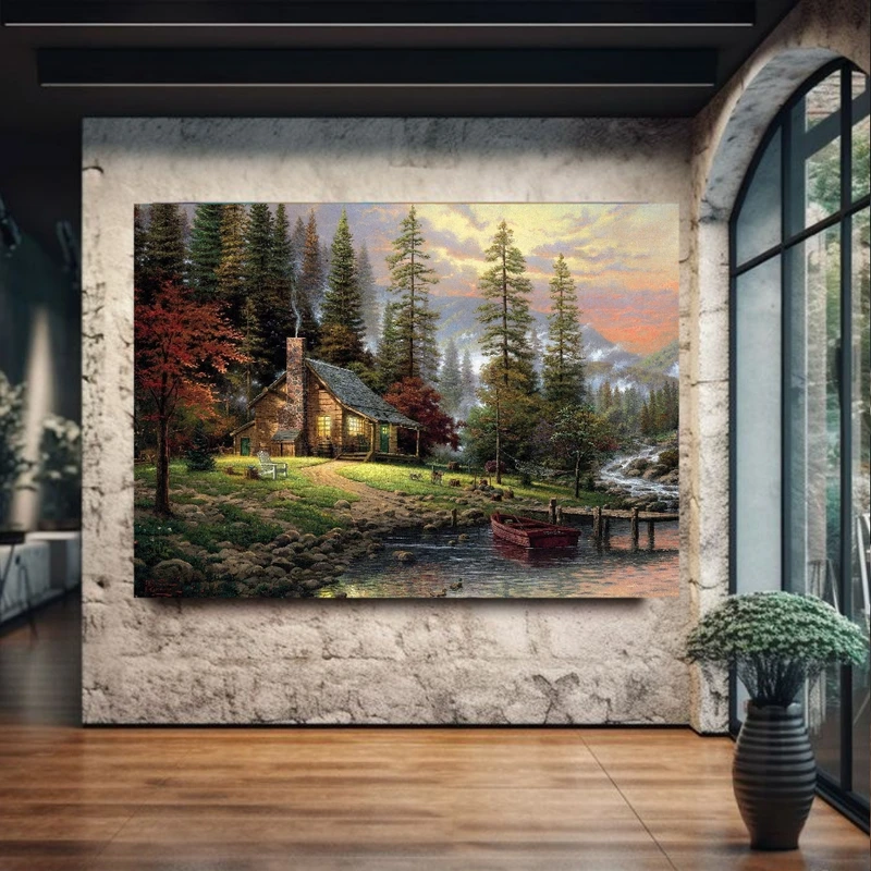 پوستر مدل بک لایت طرح جنگل رویایی کد BK1138