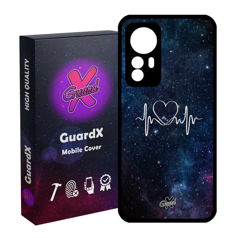 کاور گارد ایکس طرح Love مدل Glass10114 مناسب برای گوشی موبایل شیائومی Redmi Note 12S