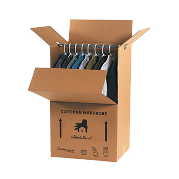 کارتن اسباب کشی ایزی‌پک مدل رگال‌دار بلند 120 بسته 5 عددی