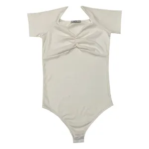 بادی آستین کوتاه زنانه مدل جلو چین دار 02