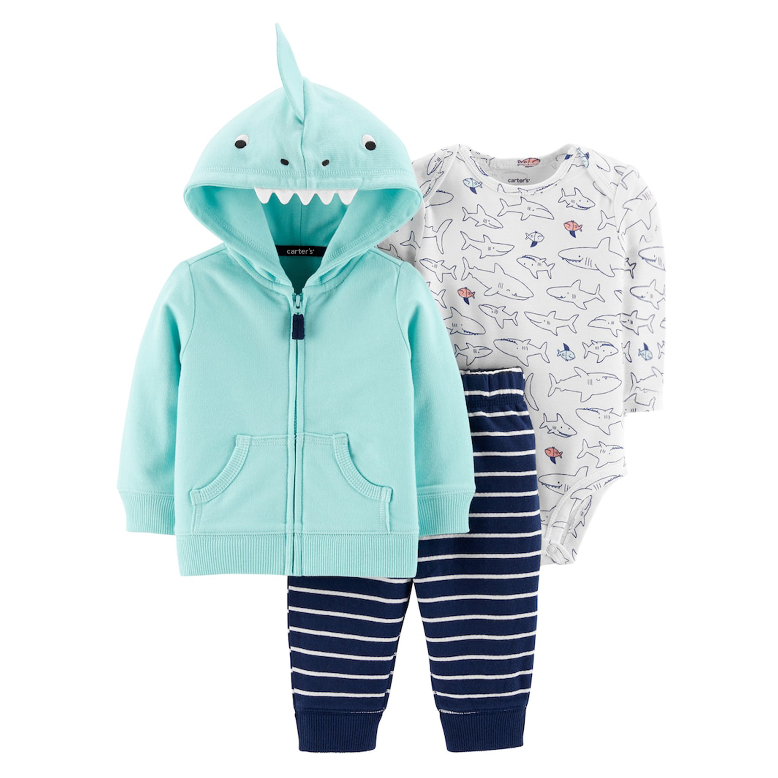 ست 3 تکه لباس نوزادی کارترز مدل 993