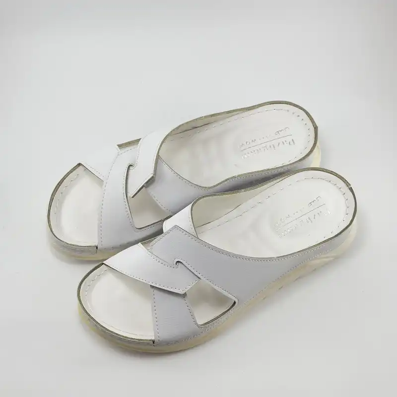 دمپایی زنانه مدل چرمی