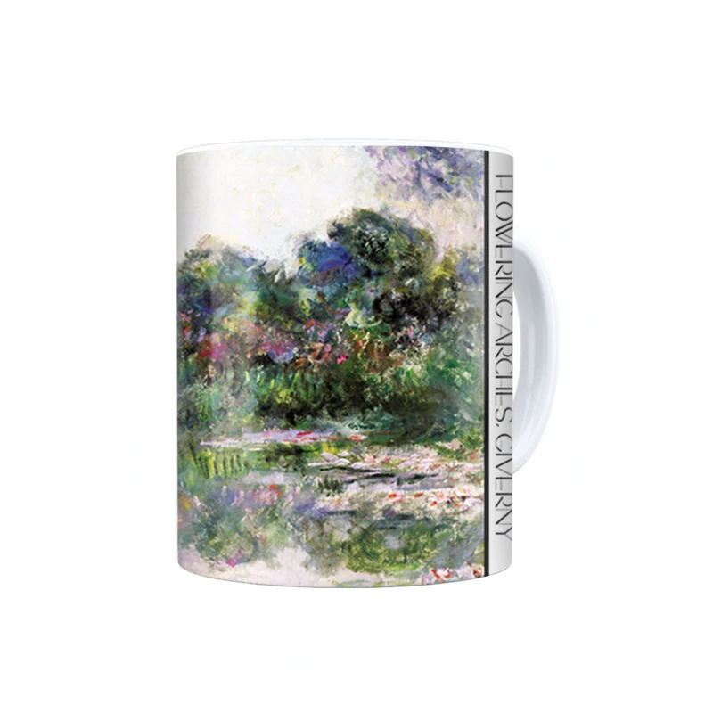 ماگ ترمه طراحان ایده مدل قوس های گلدار از مونه کد art0178